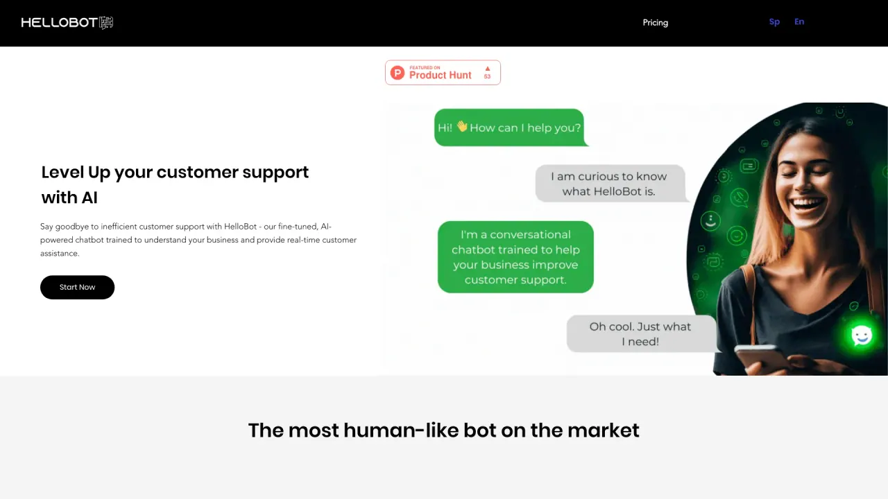 HelloBot screenshot