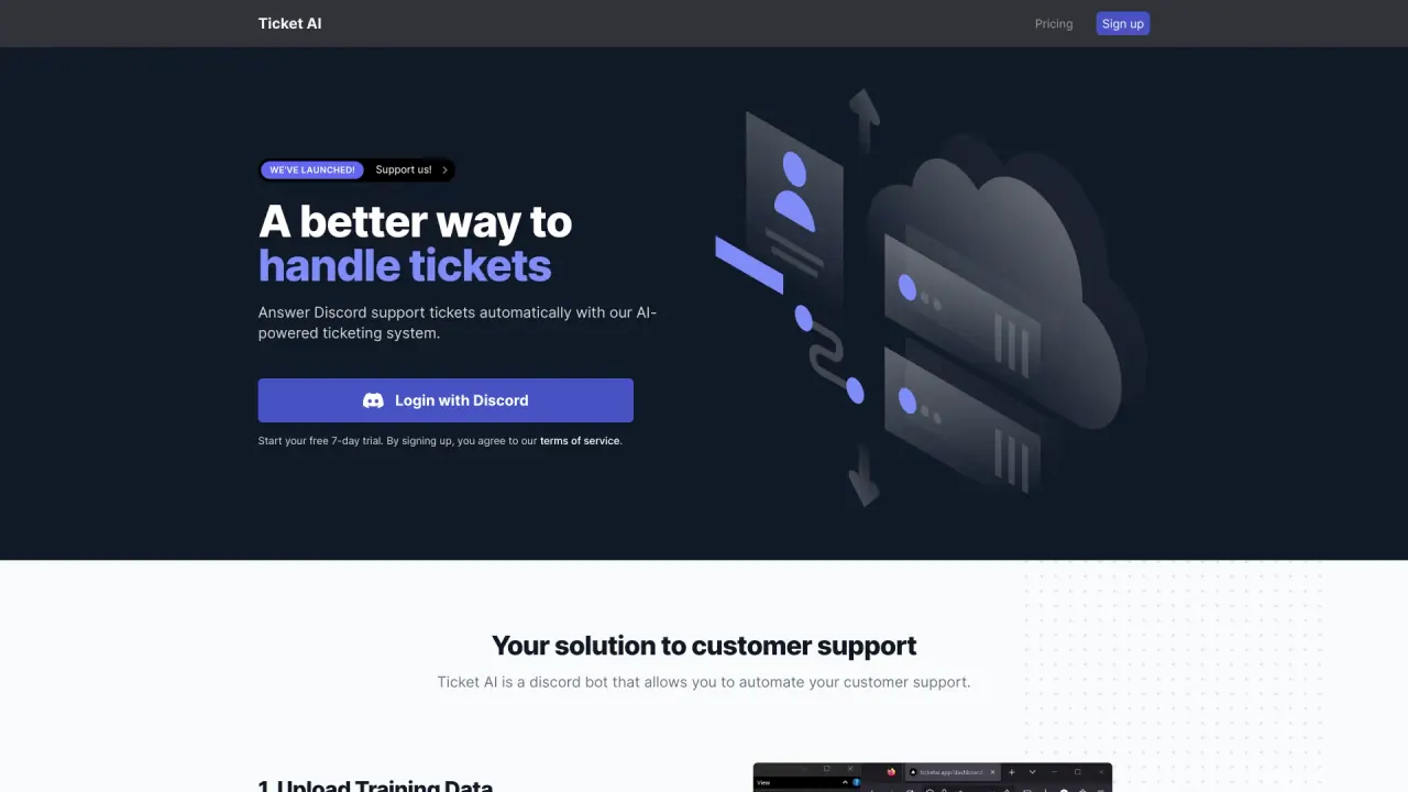 Ticket AI screenshot
