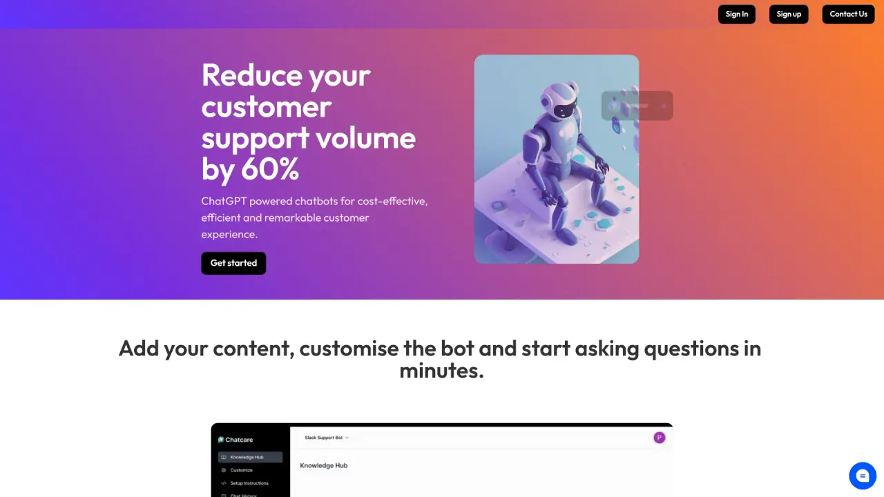 Chatcare screenshot