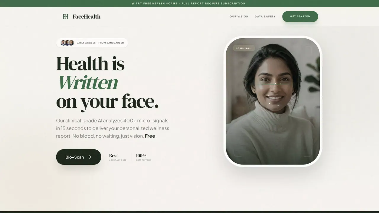 FaceHealth screenshot