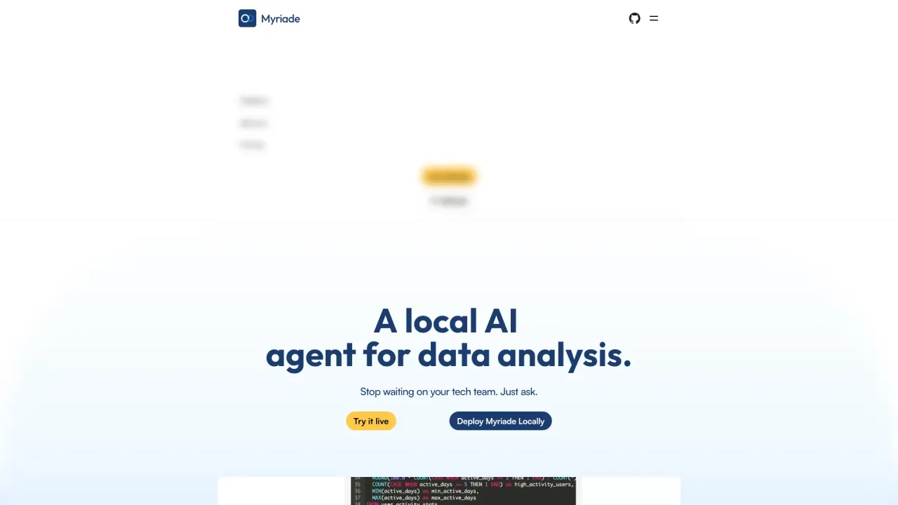MyriadeAI screenshot