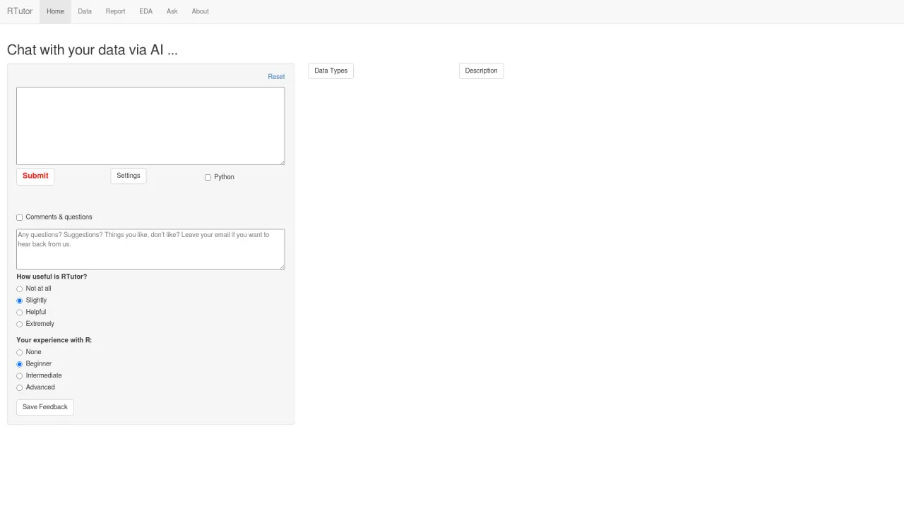 RTutor screenshot