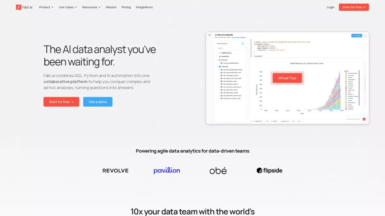 Fabi.ai screenshot