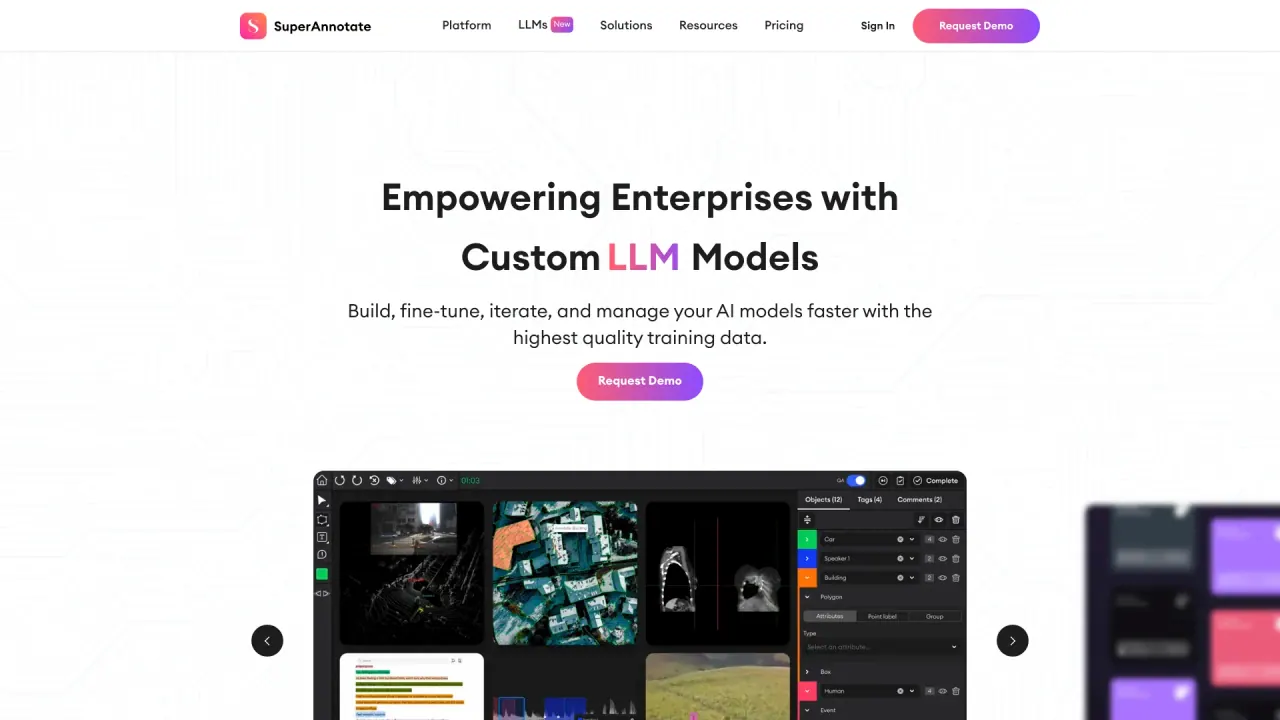 SuperAnnotate screenshot