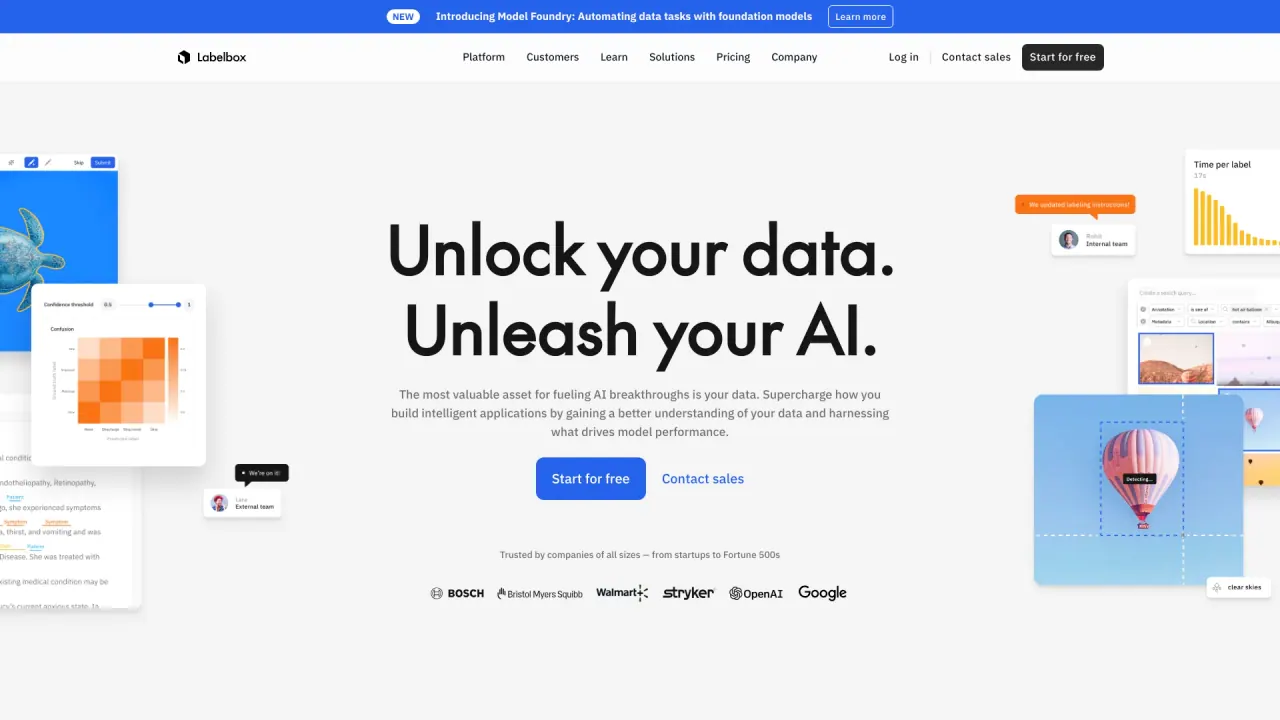 Labelbox screenshot