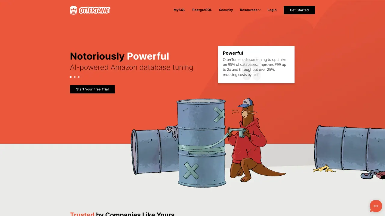 OtterTune screenshot