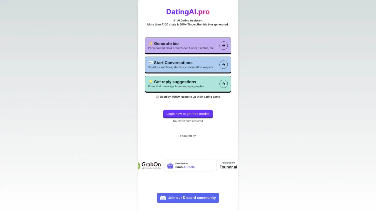 DatingAI screenshot