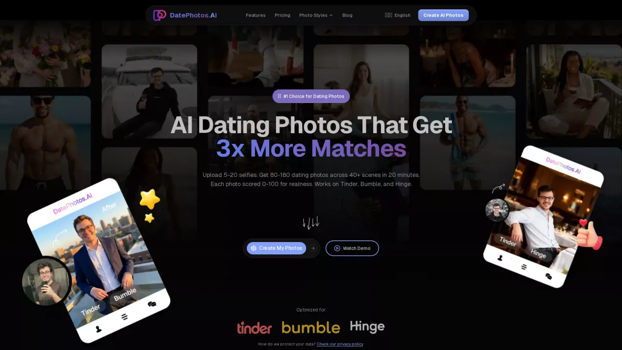 DatePhotos.AI screenshot
