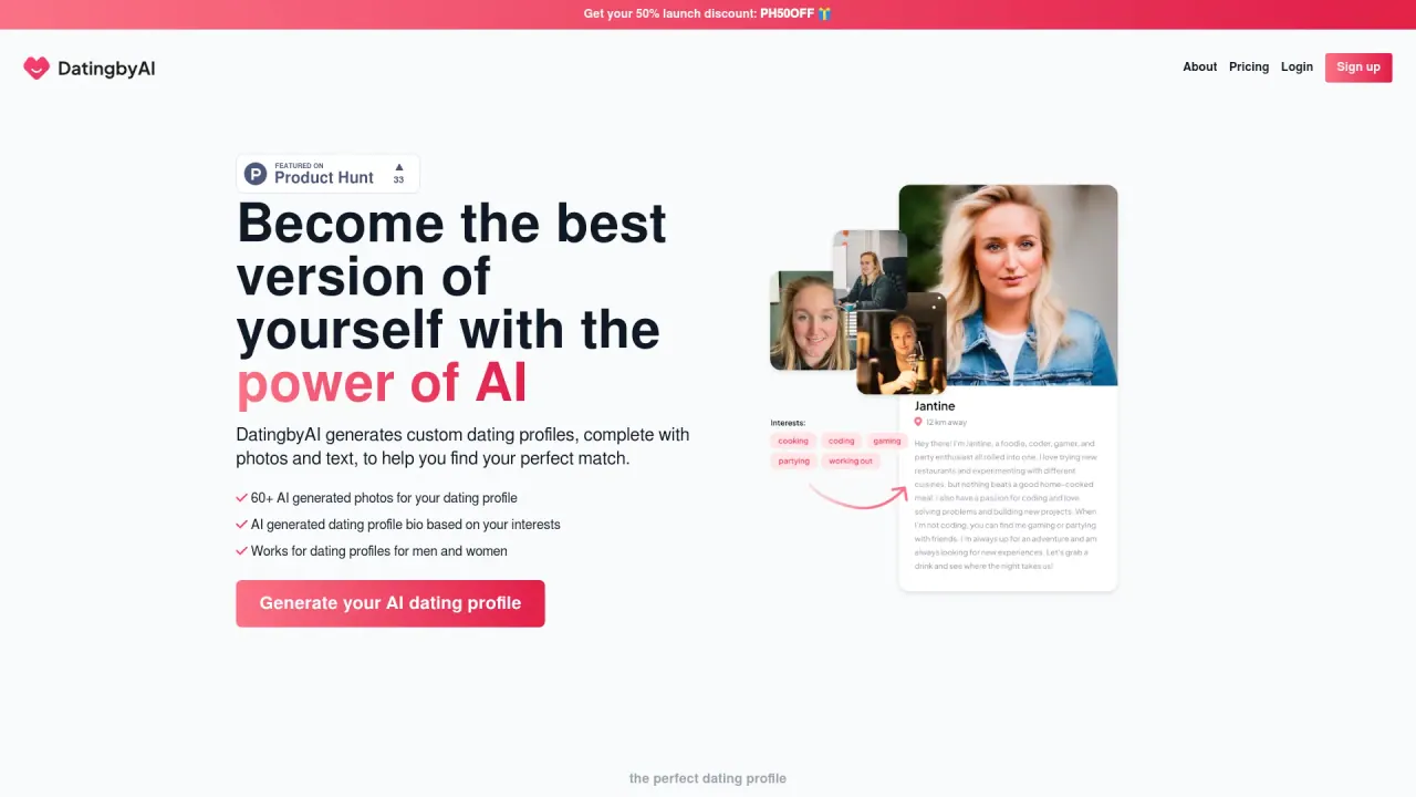 DatingbyAI screenshot