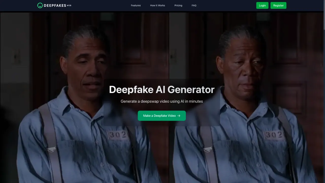Deefakesweb screenshot