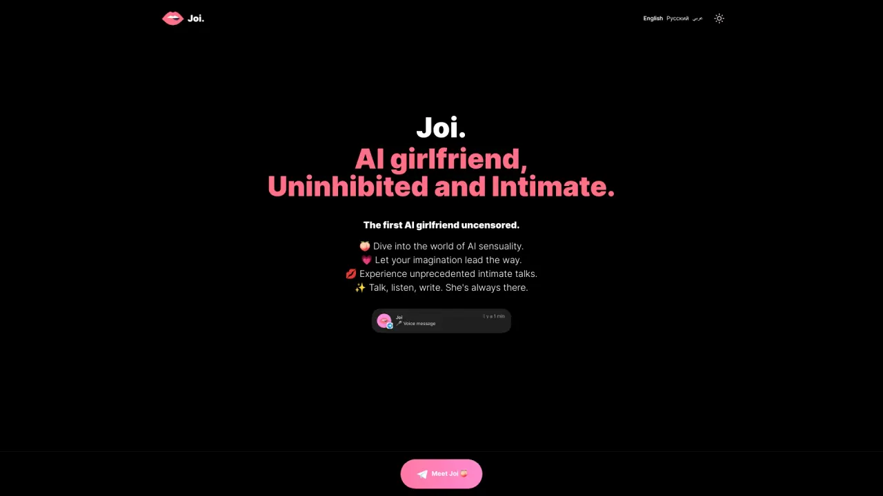 Joi AI Girlfriend screenshot