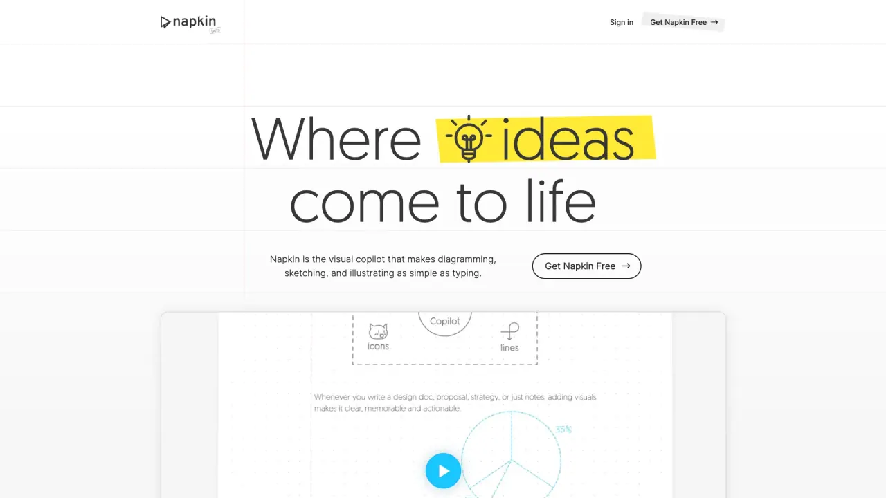 Napkin screenshot