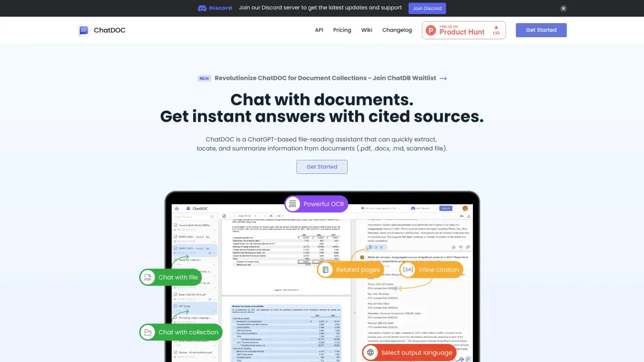 ChatDOC screenshot