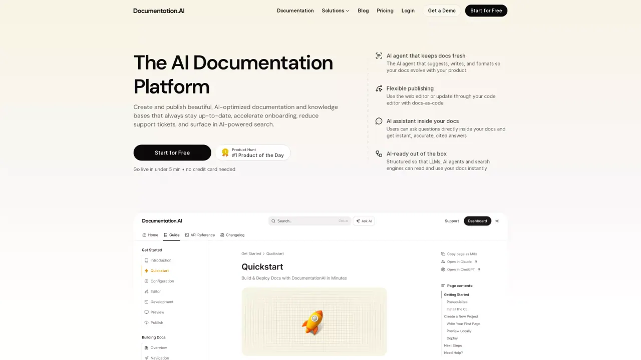 DocumentationAI screenshot