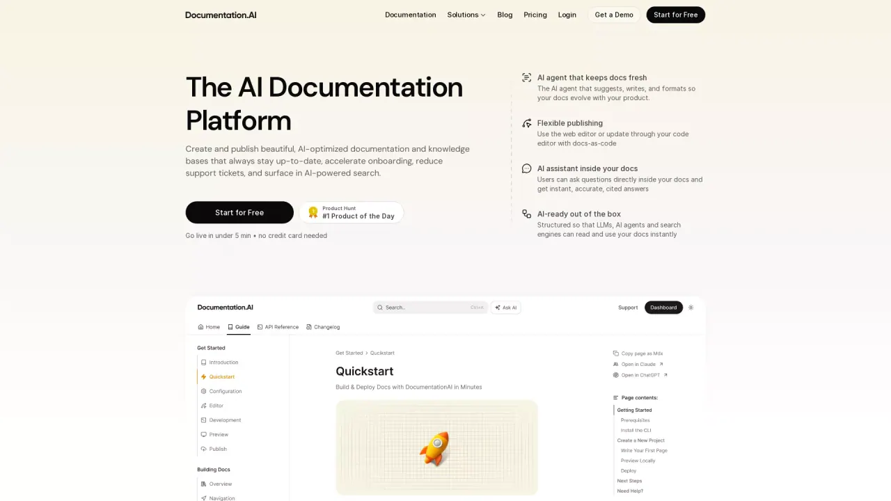 DocumentationAI screenshot