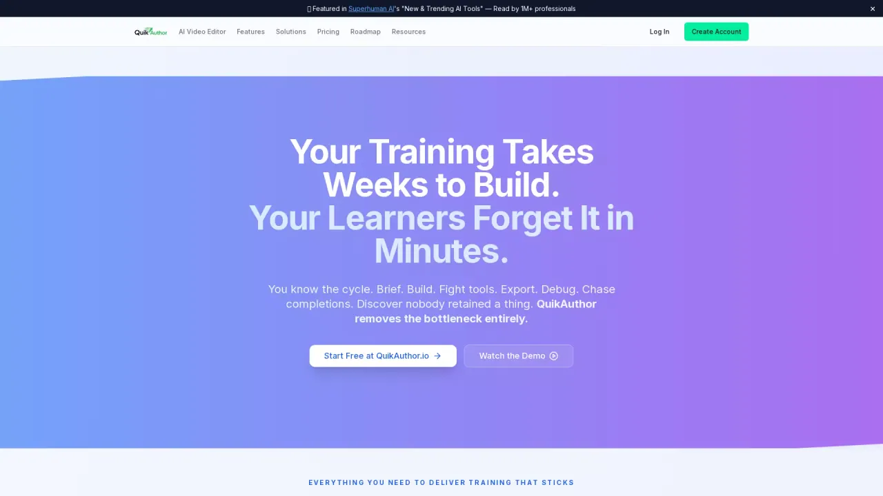 QuikAuthor screenshot