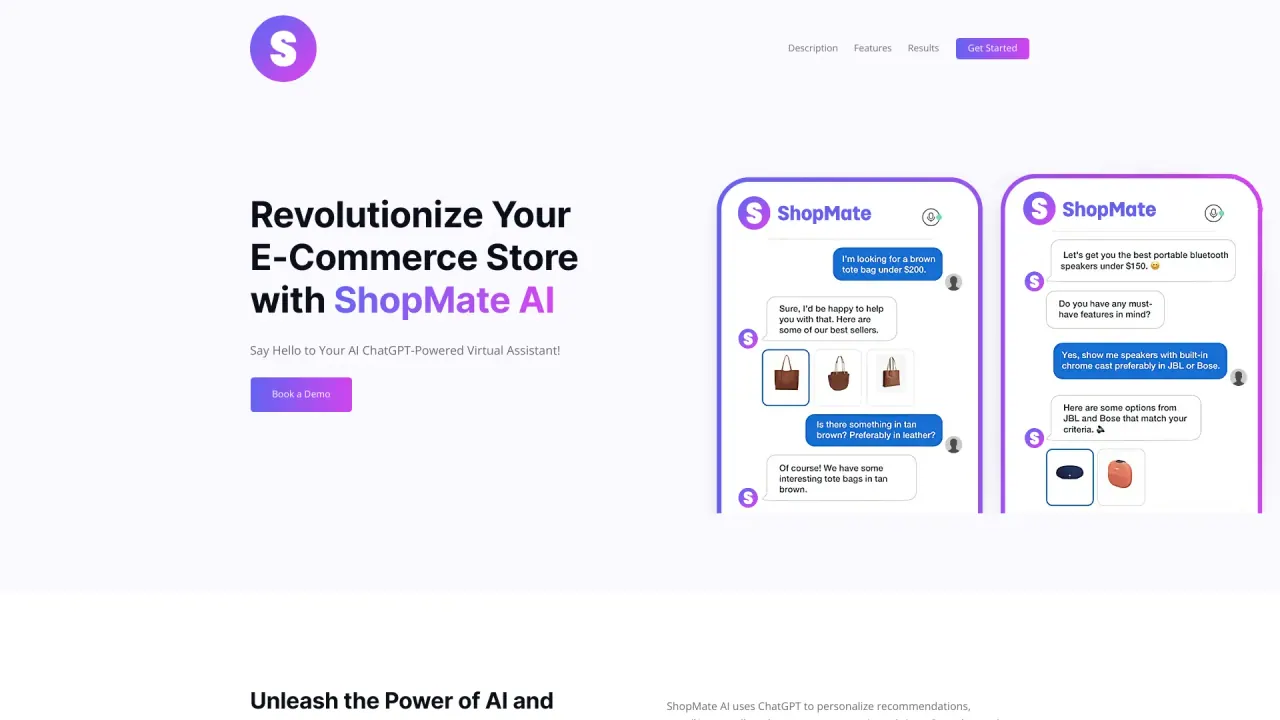ShopmateAI screenshot