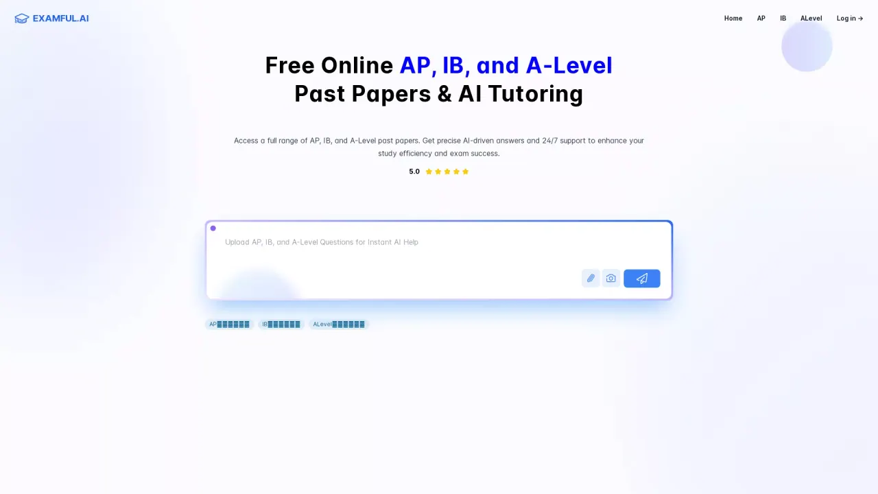 Examful.ai screenshot