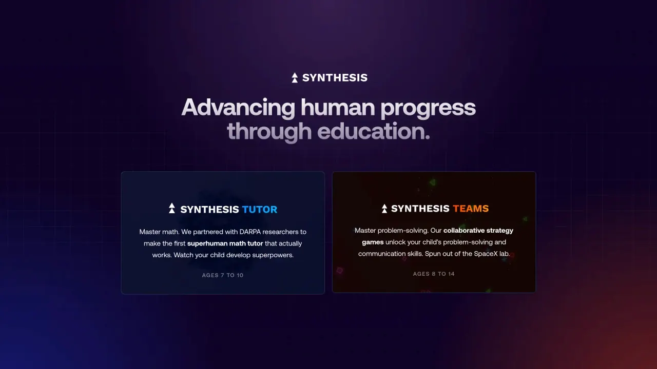 Synthesis Tutor screenshot