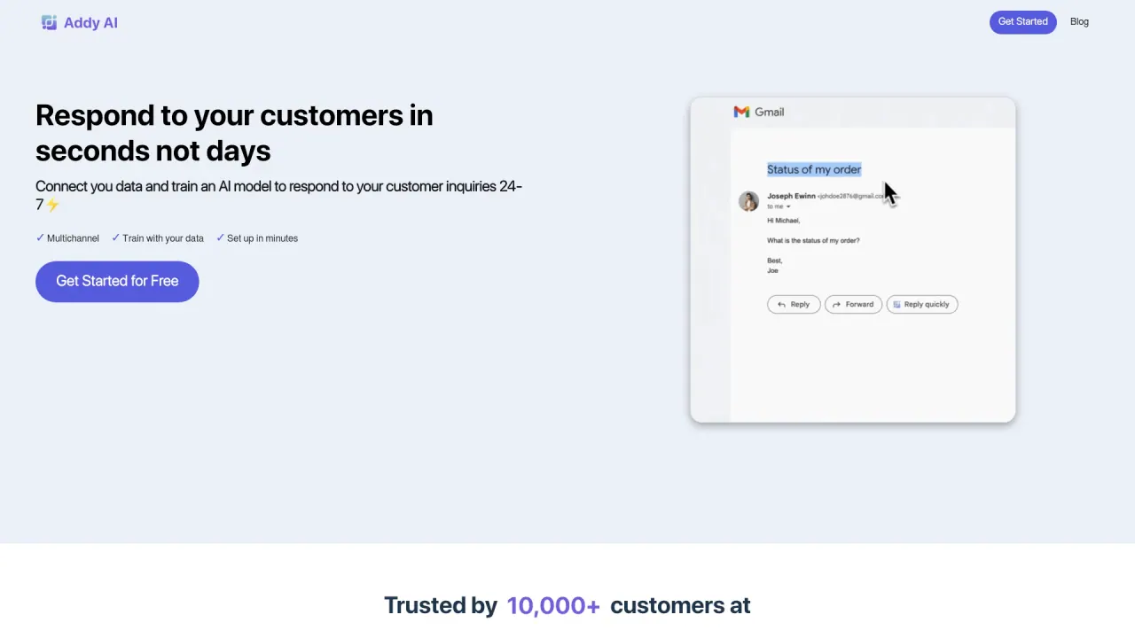 Addy AI screenshot