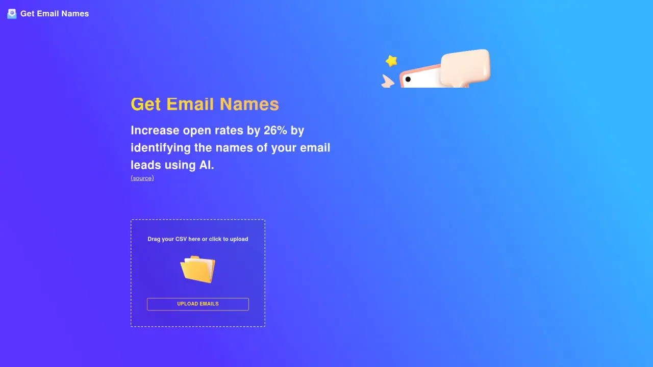 Get Email Names screenshot