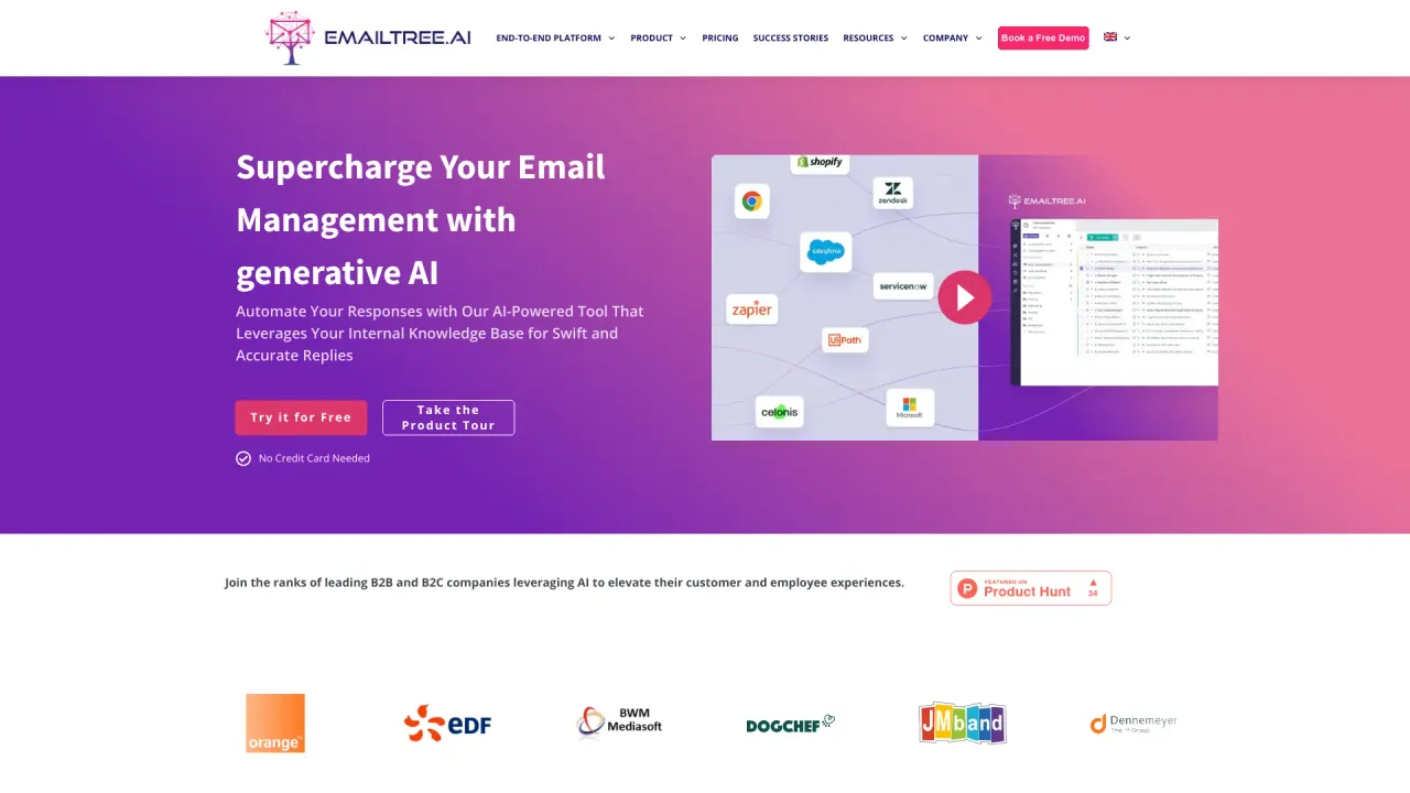 Emailtree screenshot