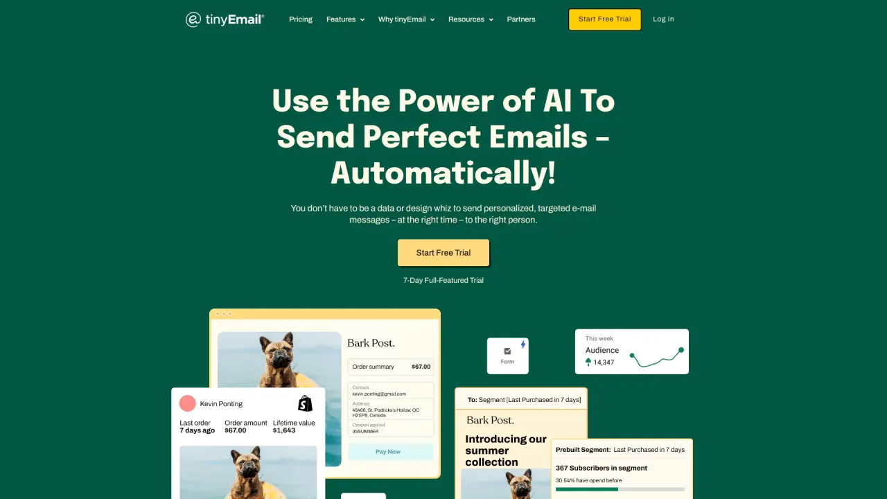 Tinyemail screenshot