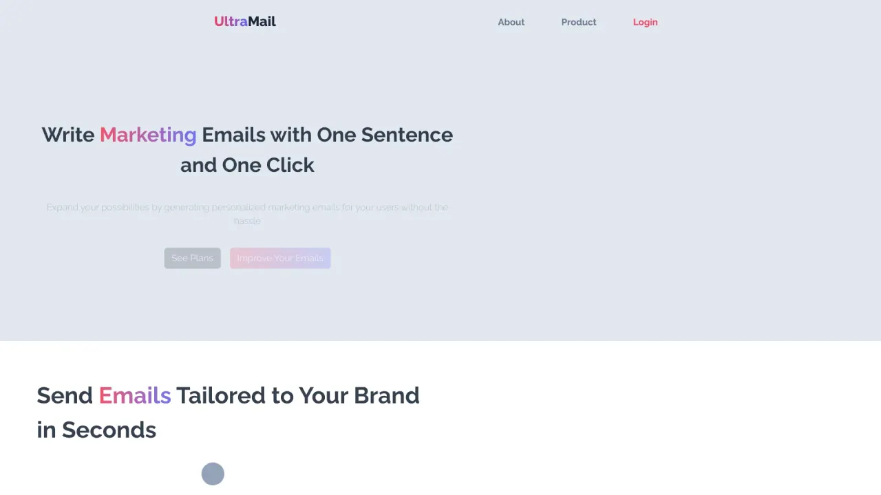 Ultramail screenshot