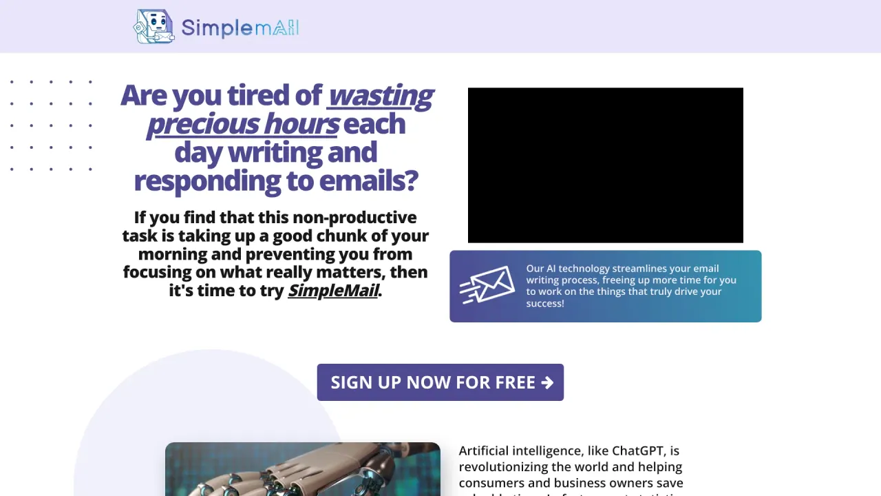 SimpleMail screenshot