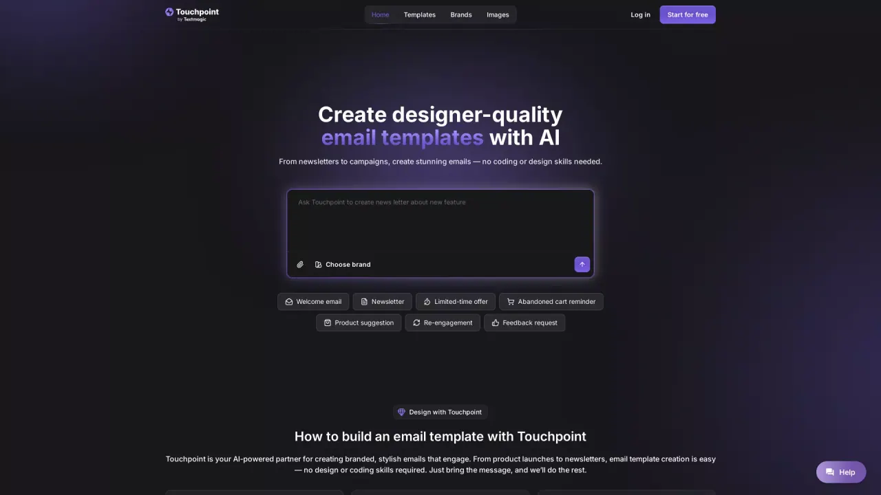 Touchpoint screenshot