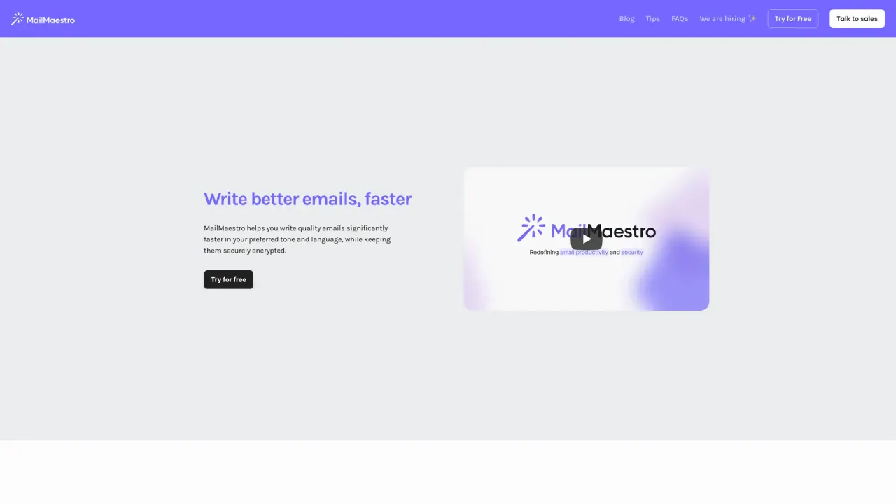 Mailmaestro screenshot