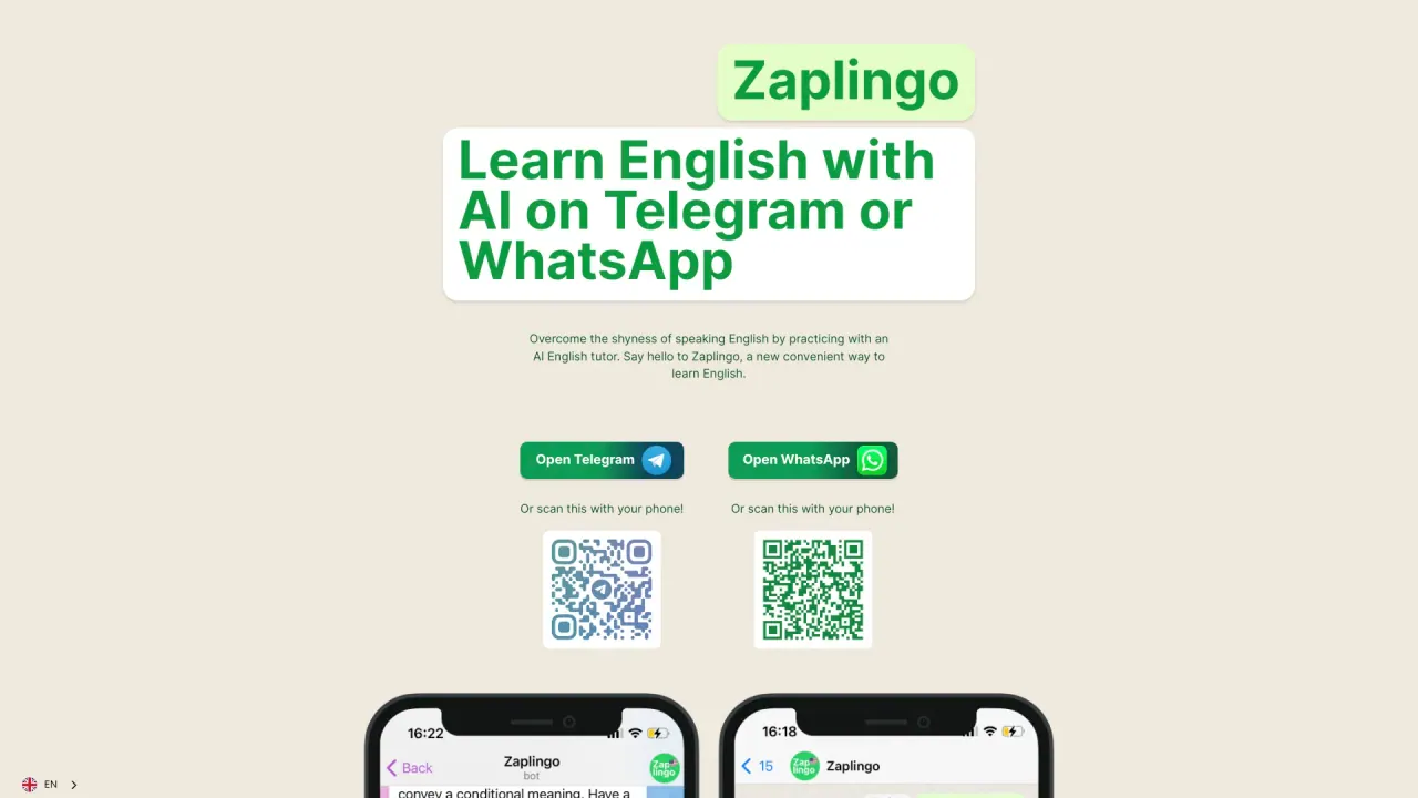 Zaplingo screenshot