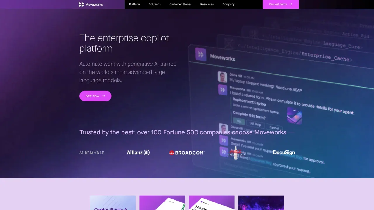Moveworks screenshot