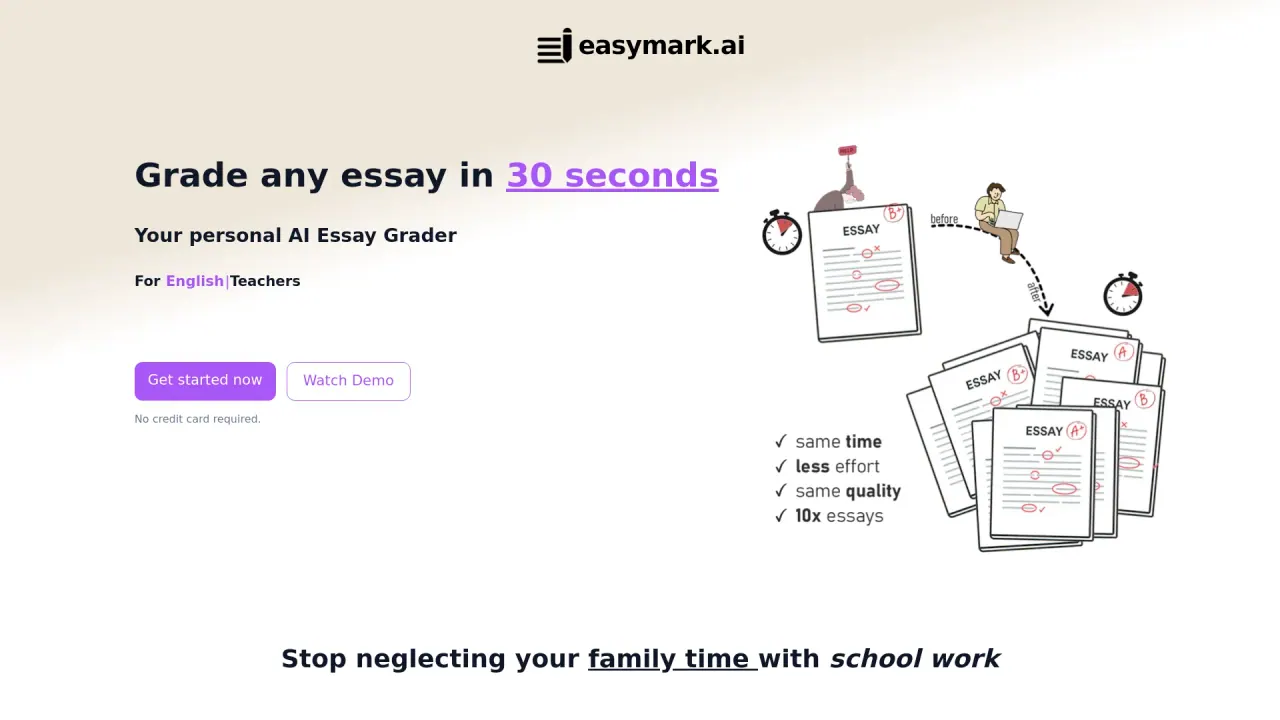 Easymark.ai screenshot