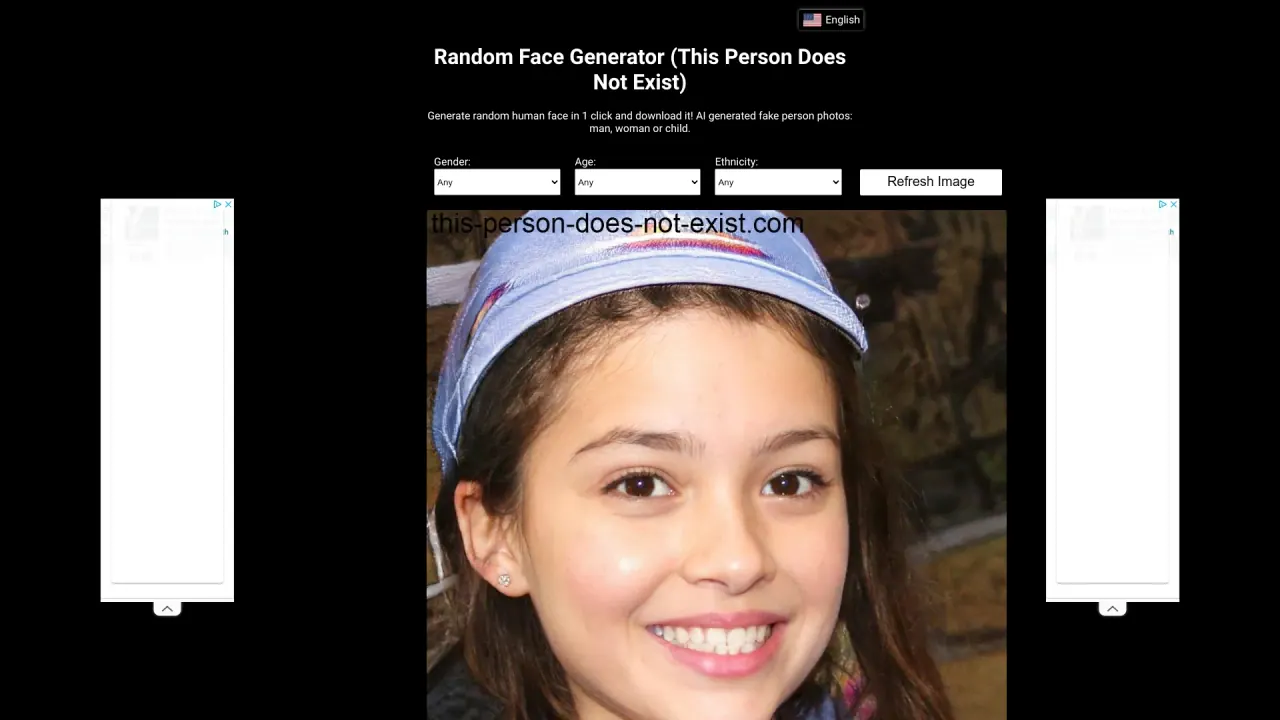 Person Does Not Exist screenshot