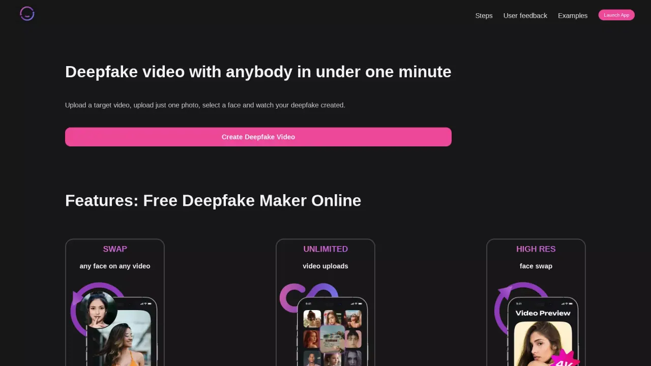 DeepFakeX screenshot