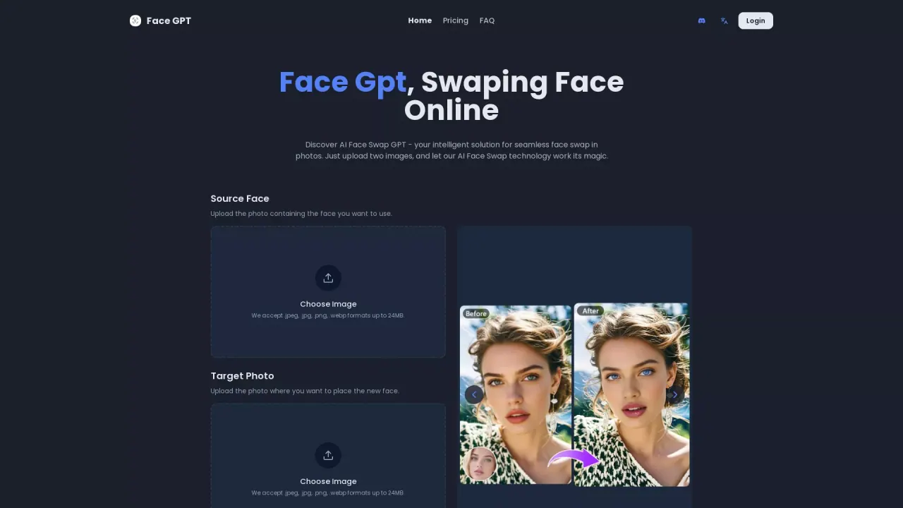 FaceGPT screenshot