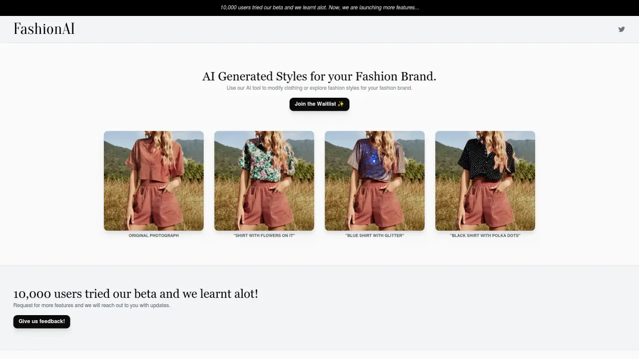 Fashionai screenshot