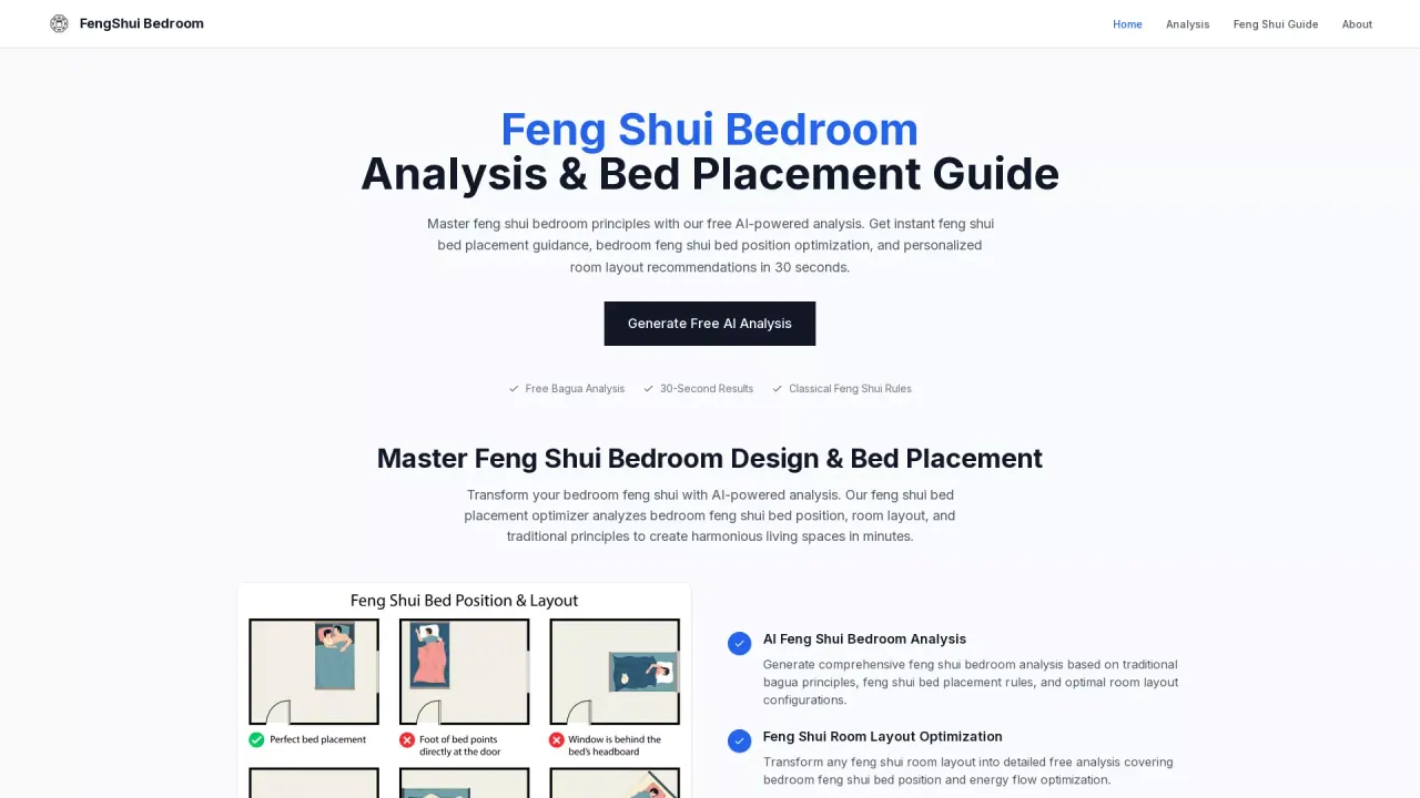fengshuibedroom screenshot