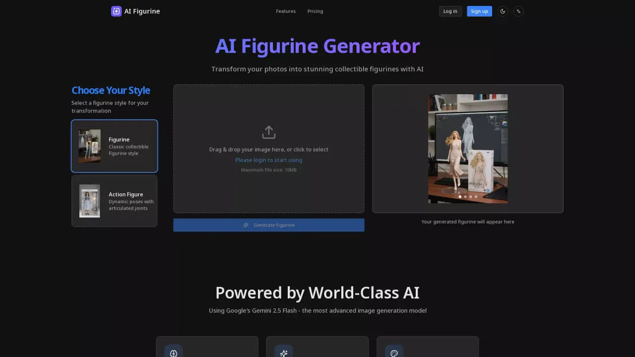 AIFigurine screenshot