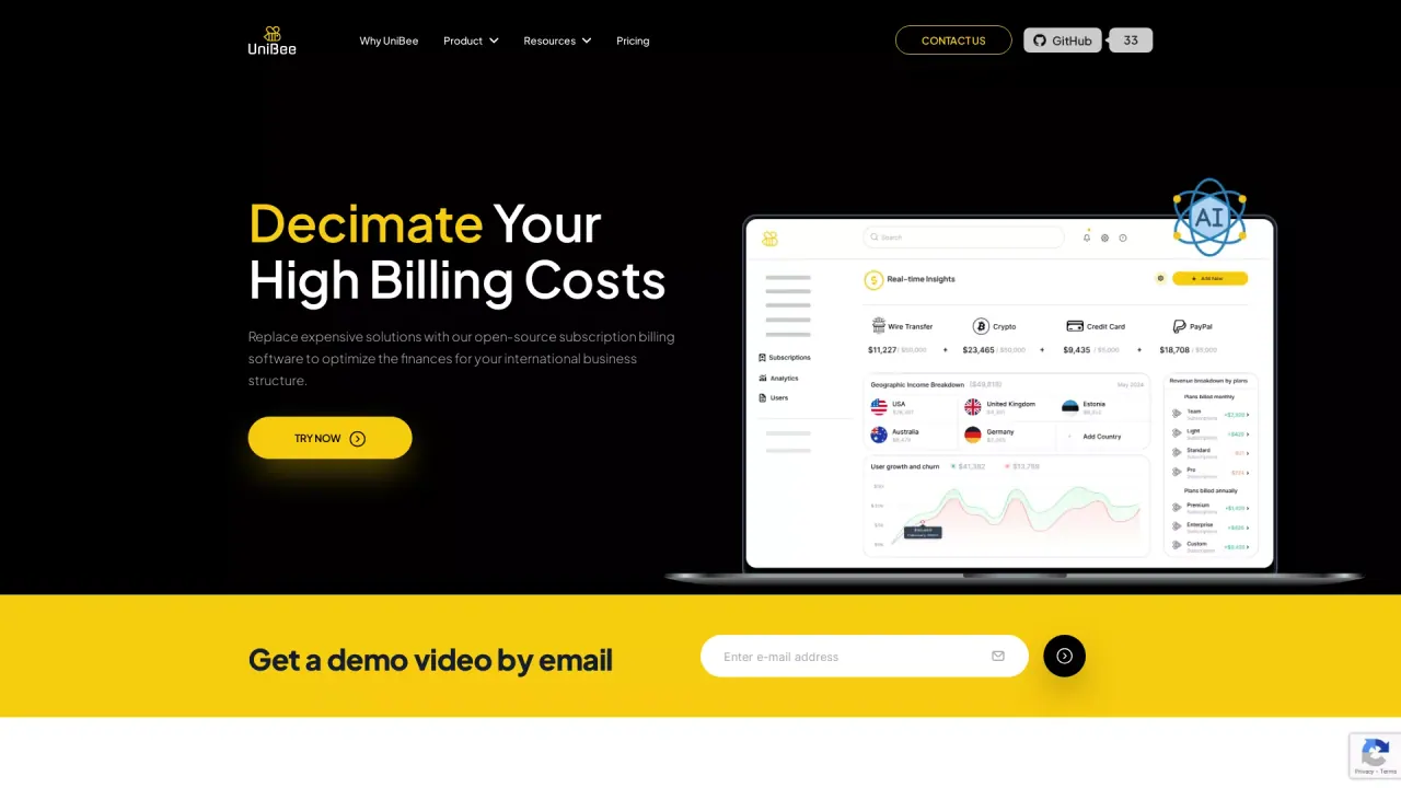 UniBee screenshot