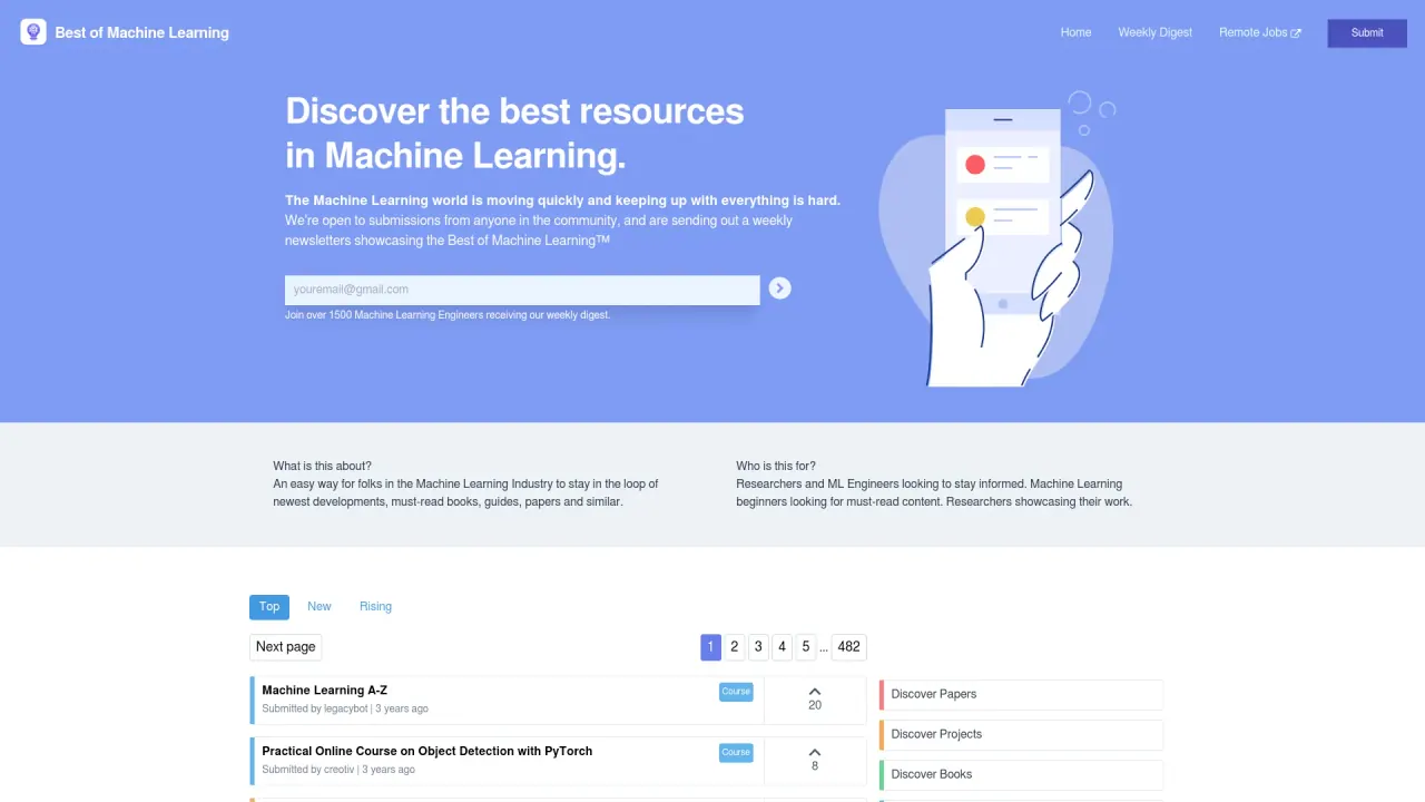 Bestofml screenshot