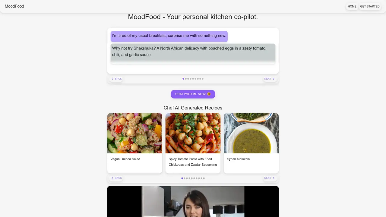 MoodFood screenshot