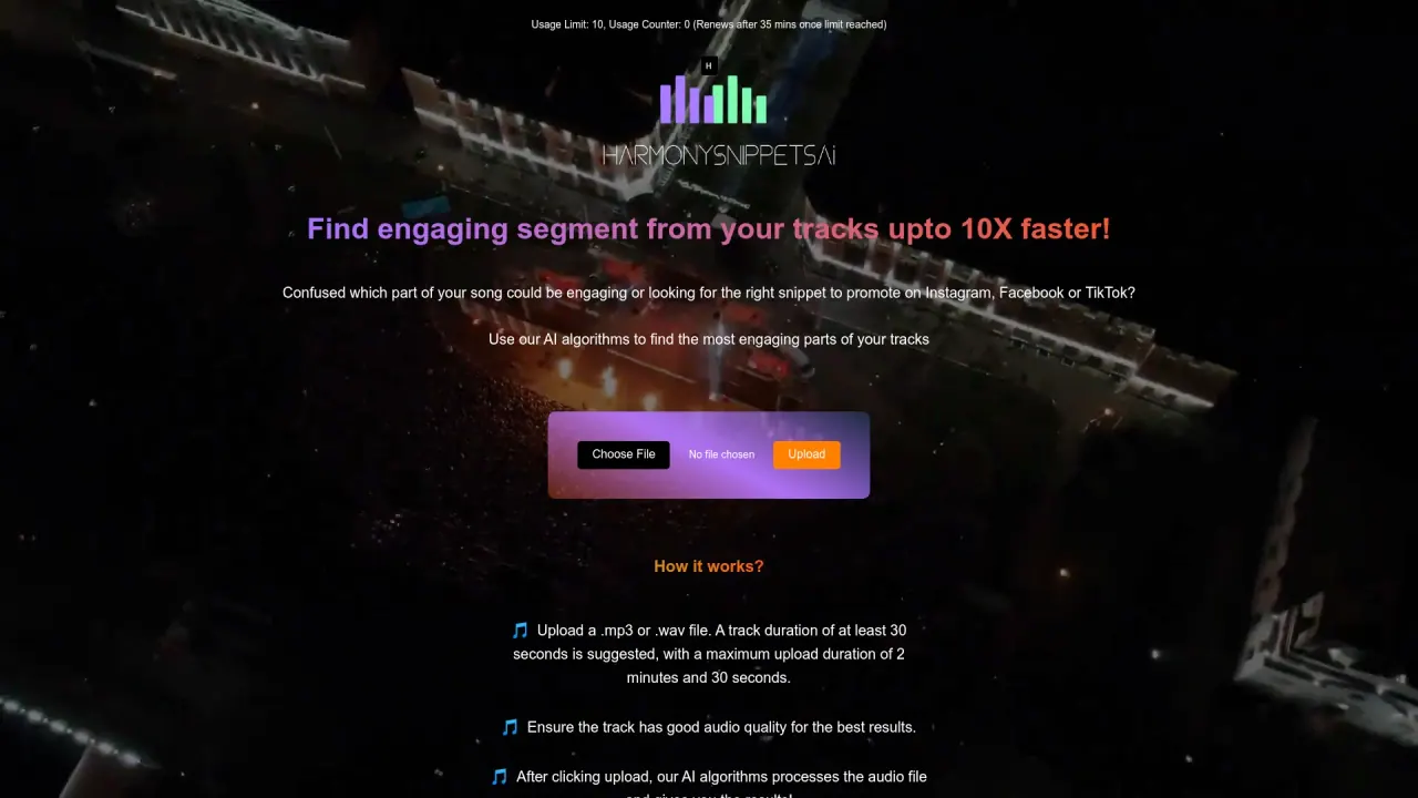 HarmonySnippetsAI screenshot