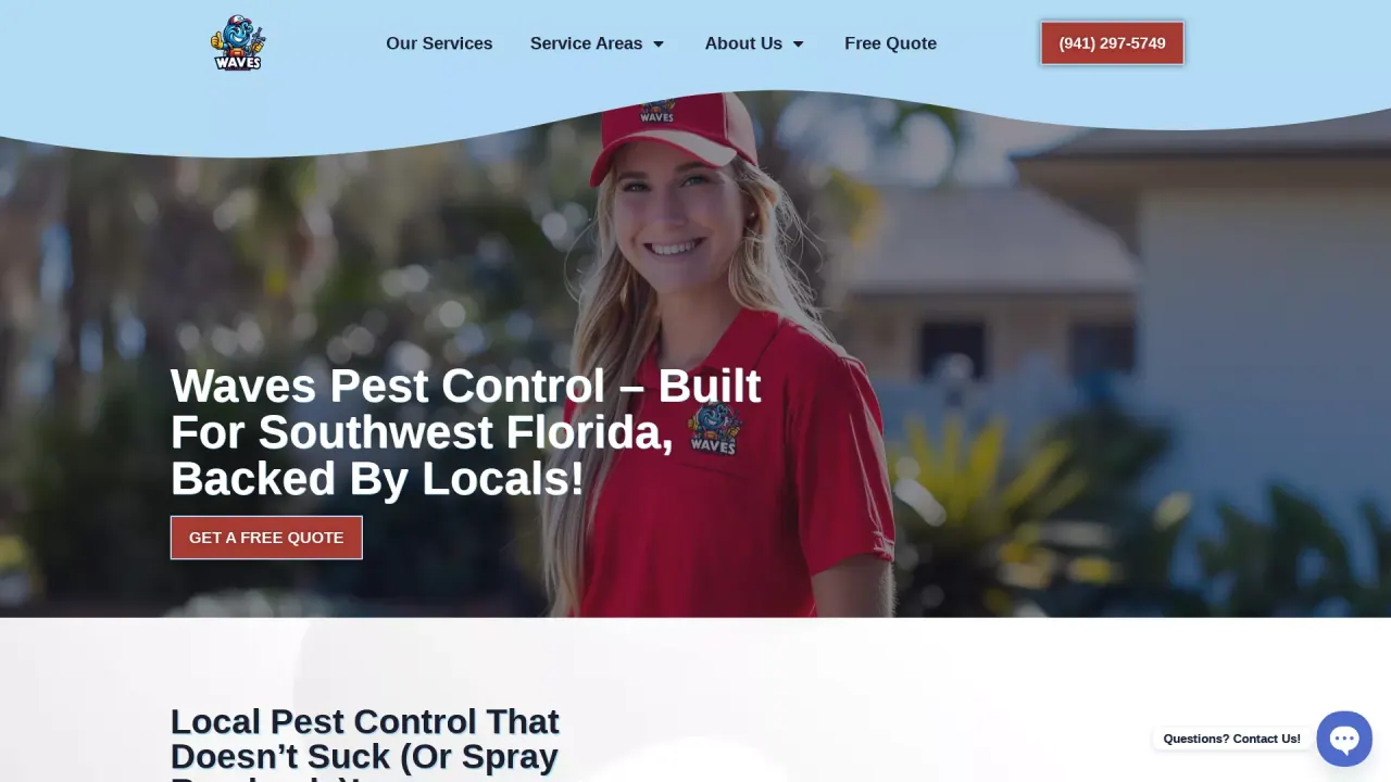 Waves Pest Control screenshot