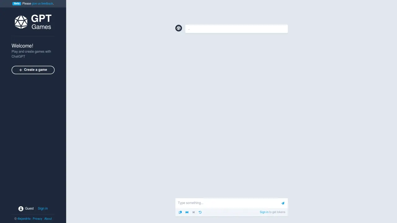 GPTGames screenshot