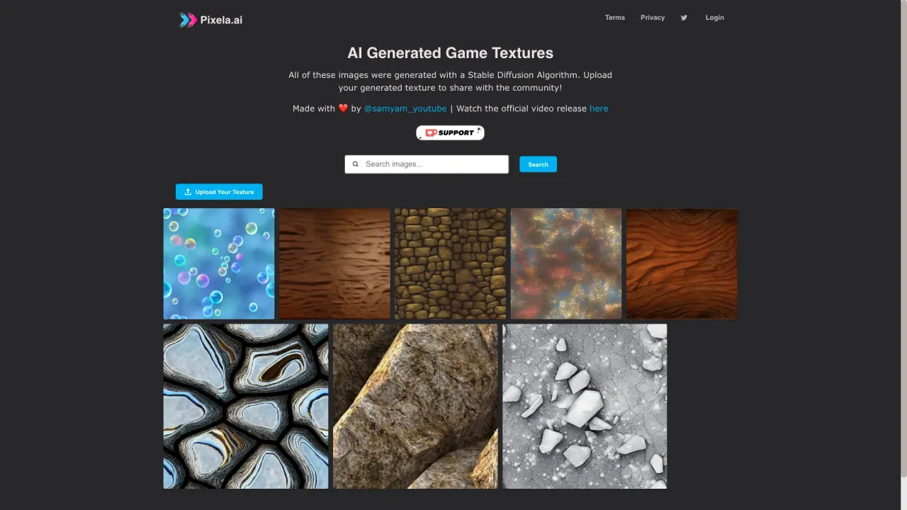 Pixela screenshot