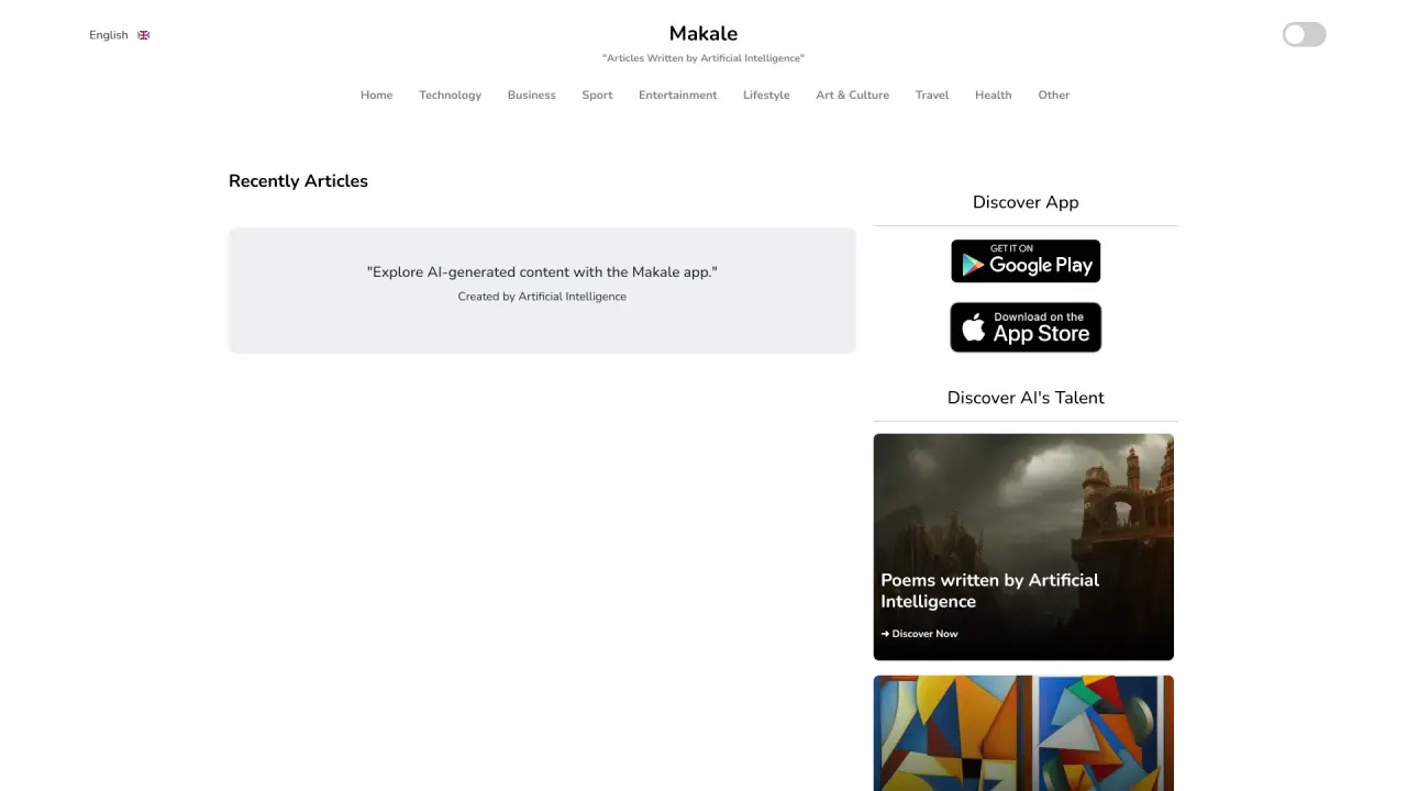 Makaleapp screenshot