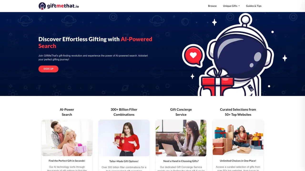 Giftmethat screenshot