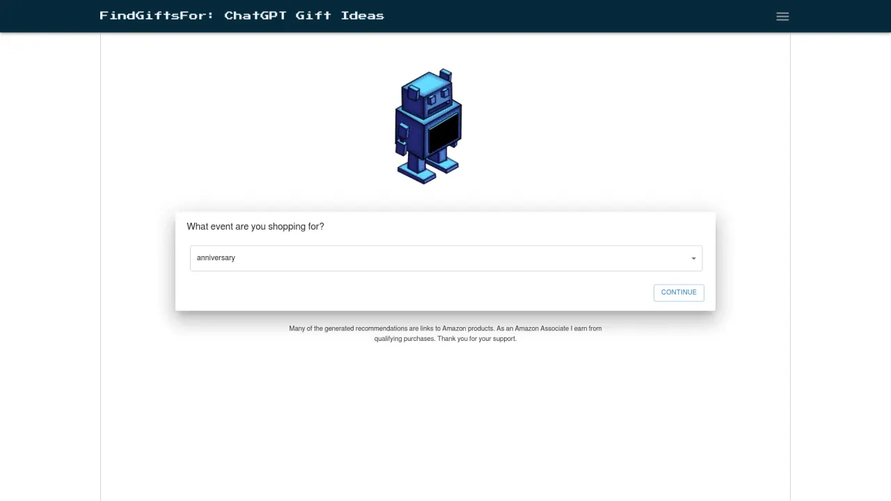 FindGiftsFor screenshot